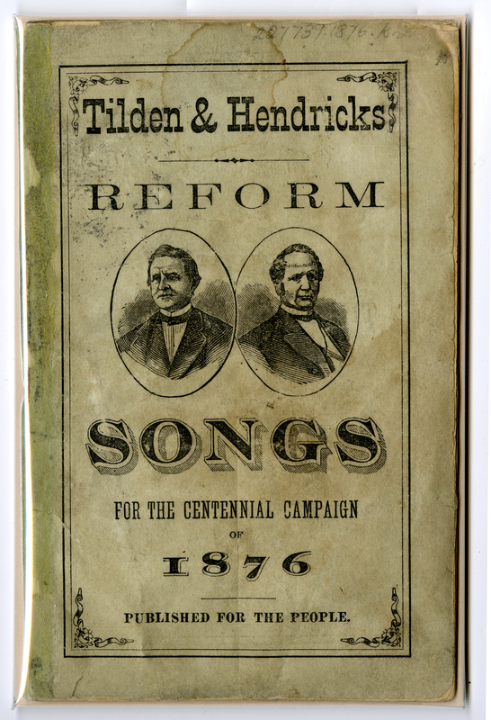 Tilden Democratic campaign pamphlet