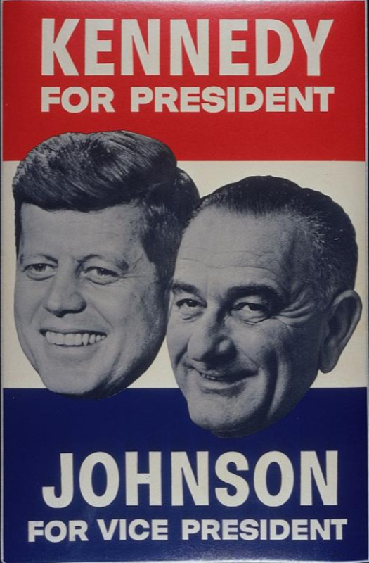 Campaign poster for Kennedy-Johnson 1960