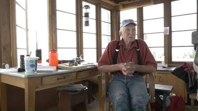 Video of Patrick McCarron discussing his time as a fire lookout on St. Mary's Peak. 