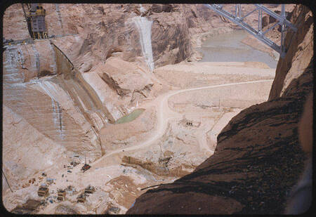 Glen Canyon Dam construction site