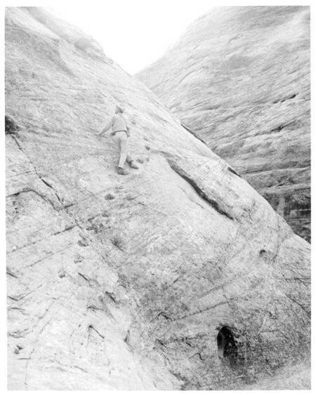 Moki steps at Mystery Canyon