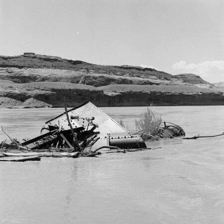 Abandoned gold-mining equipment from Stanton's operation