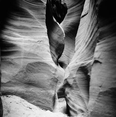 Narrow passage through Labyrinth Canyon