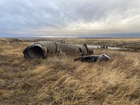 Teton Dam pipes