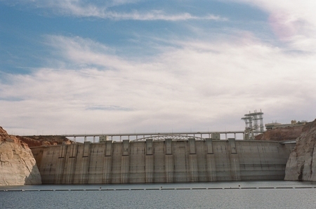 Glen Canyon Dam in December 2025