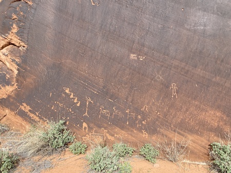 Petroglyphs at Petroglyph Beach