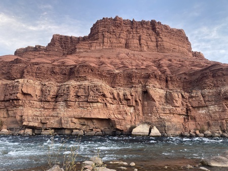Paria River Riffle, the first rapids after Glen Canyon Dam