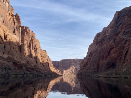 The Colorado River below the Glen Canyon Dam