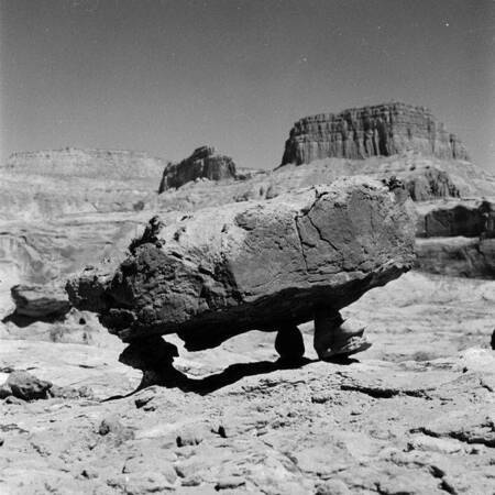 Balanced rocks in Glen Canyon