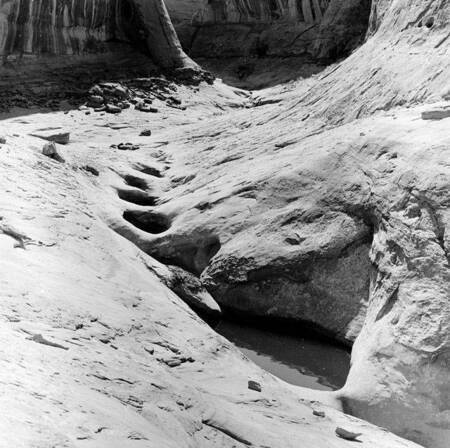 Potholes in sandstone