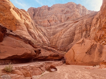 Waterhole Canyon, a tributary of Glen Canyon, below the Glen Canyon Dam