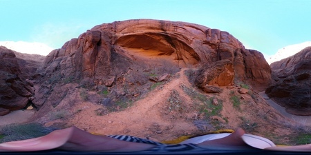 Waterhole Canyon, a tributary of Glen Canyon, below the Glen Canyon Dam