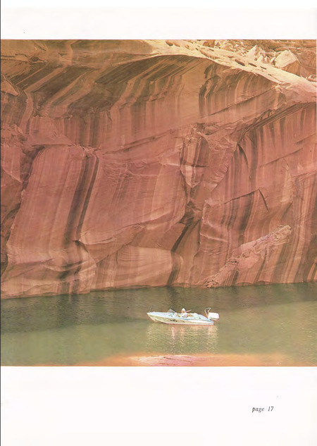 Lake Powell, from a 1965  Bureau of Reclamation Brochure titled "Lake Powell, Jewel of the Colorado"