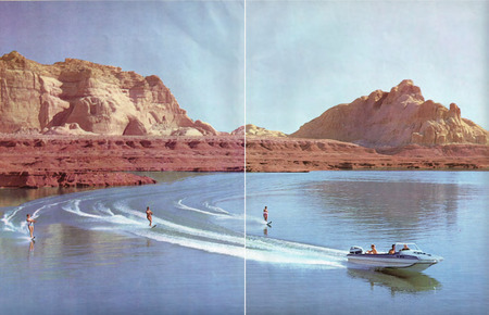 Lake Powell, from a 1965  Bureau of Reclamation Brochure titled "Lake Powell, Jewel of the Colorado"