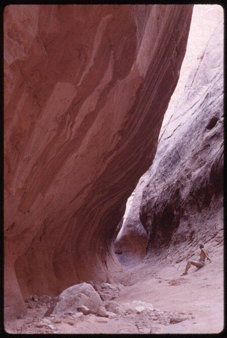 Tad Nichols in Upper Cathedral Canyon
