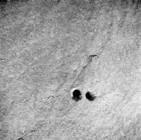 Ancestral Puebloan loom holes