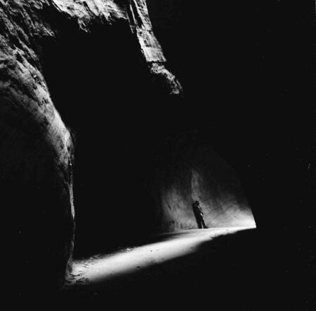 Figure in Dungeon Canyon