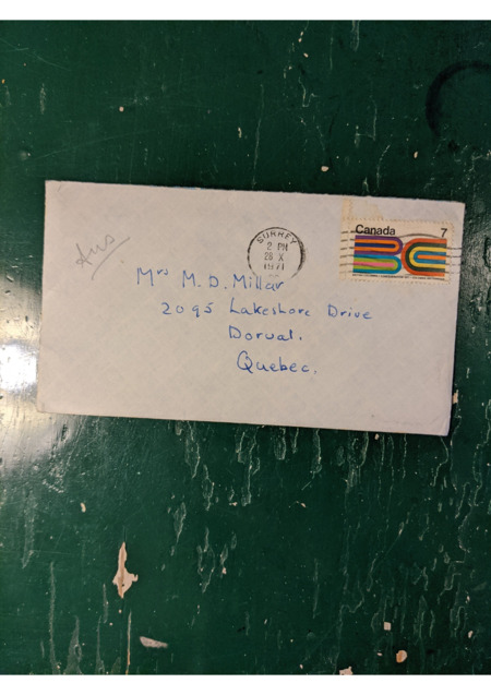 Letter from Isabel Vane-Hunt to Dot, describing Gaëtane's behavior, describing her as abnormal, as "not either a boy or a girl," requesting that Dot buy her a farm so she can live happily rather than try to force her into normalcy.  Request for money.