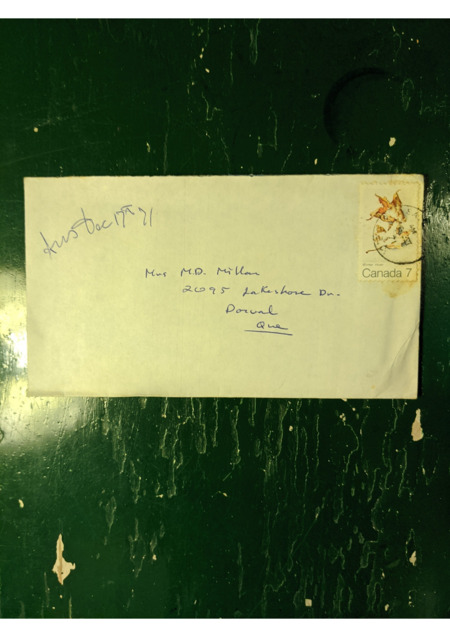 Christmas wishes from Gaëtane to Dot, ask about Fiona, who has not communicated with Gaëtane since a conflict happened between them