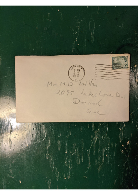 letter from Gaëtane to Gran, expressing frustration at the challenges of making a living, asking again for money to buy a farm, this time near Cache Creek.  Asking for an allowance, and for Nell to forward her things from Chestnut Lodge.