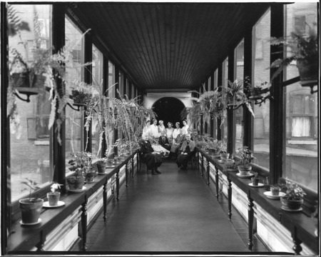 Picture of residents and staff of St Margaret's Home