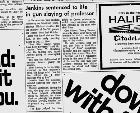 Article about James Ross murder