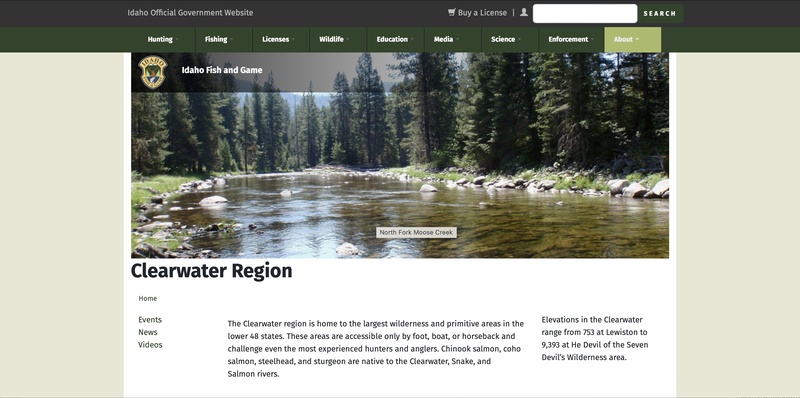 Clearwater Region: Idaho Fish and Game